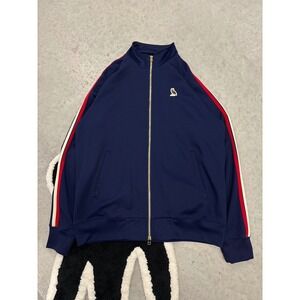 OVO Octobers Very Own Navy Blue Track Jacket Red White Stripe XL Made in Canada